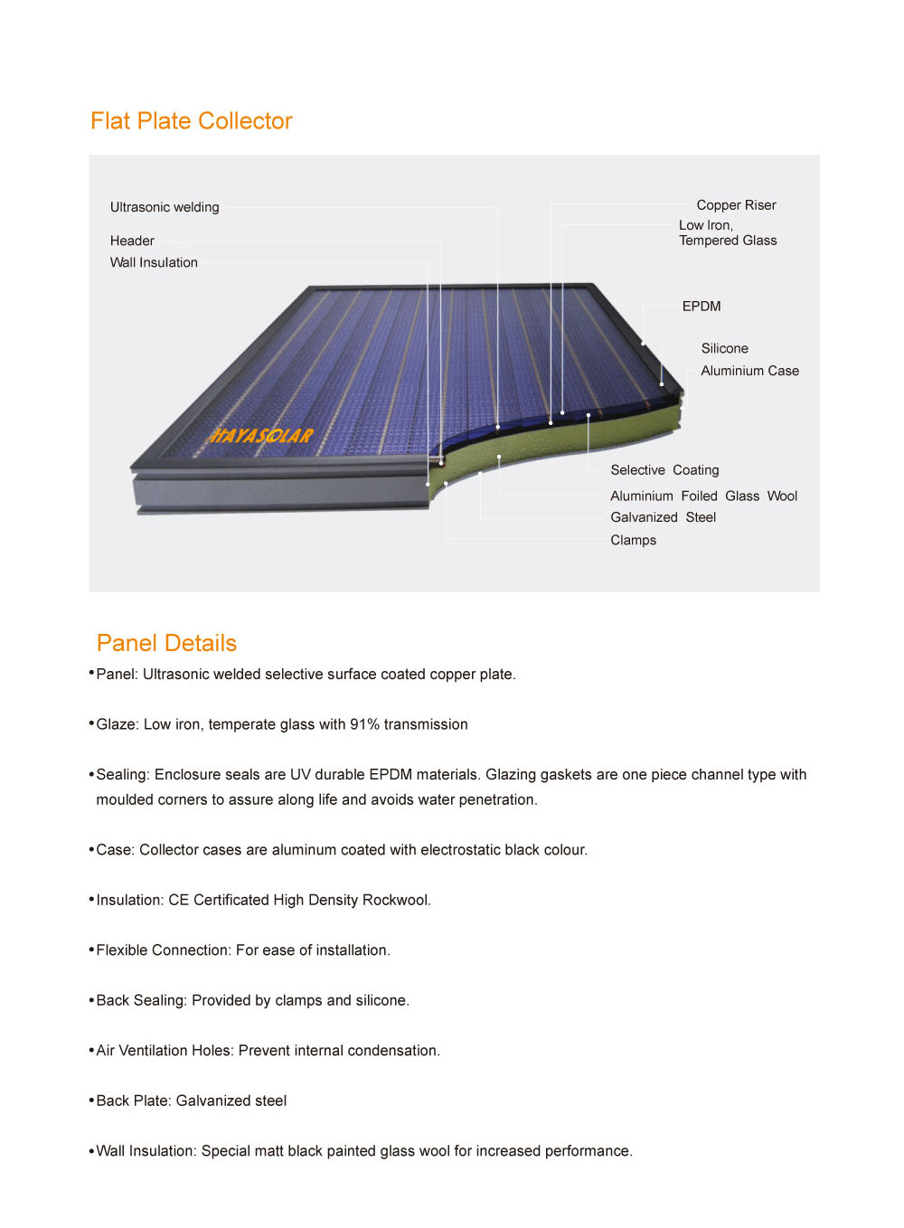 Flat Plate Collector